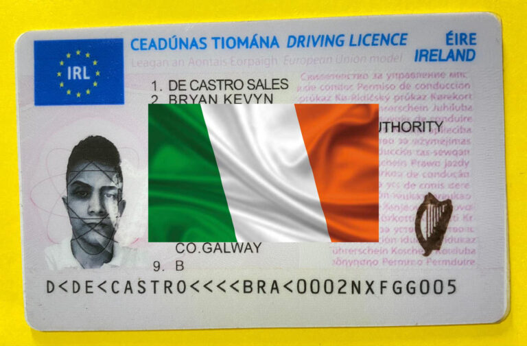 Fake Irish Driving Licence